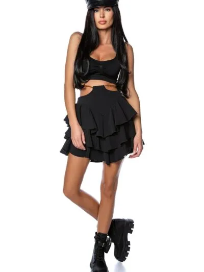 Fusta cu volane si lant fusta elastica cu lant detasabil Romania