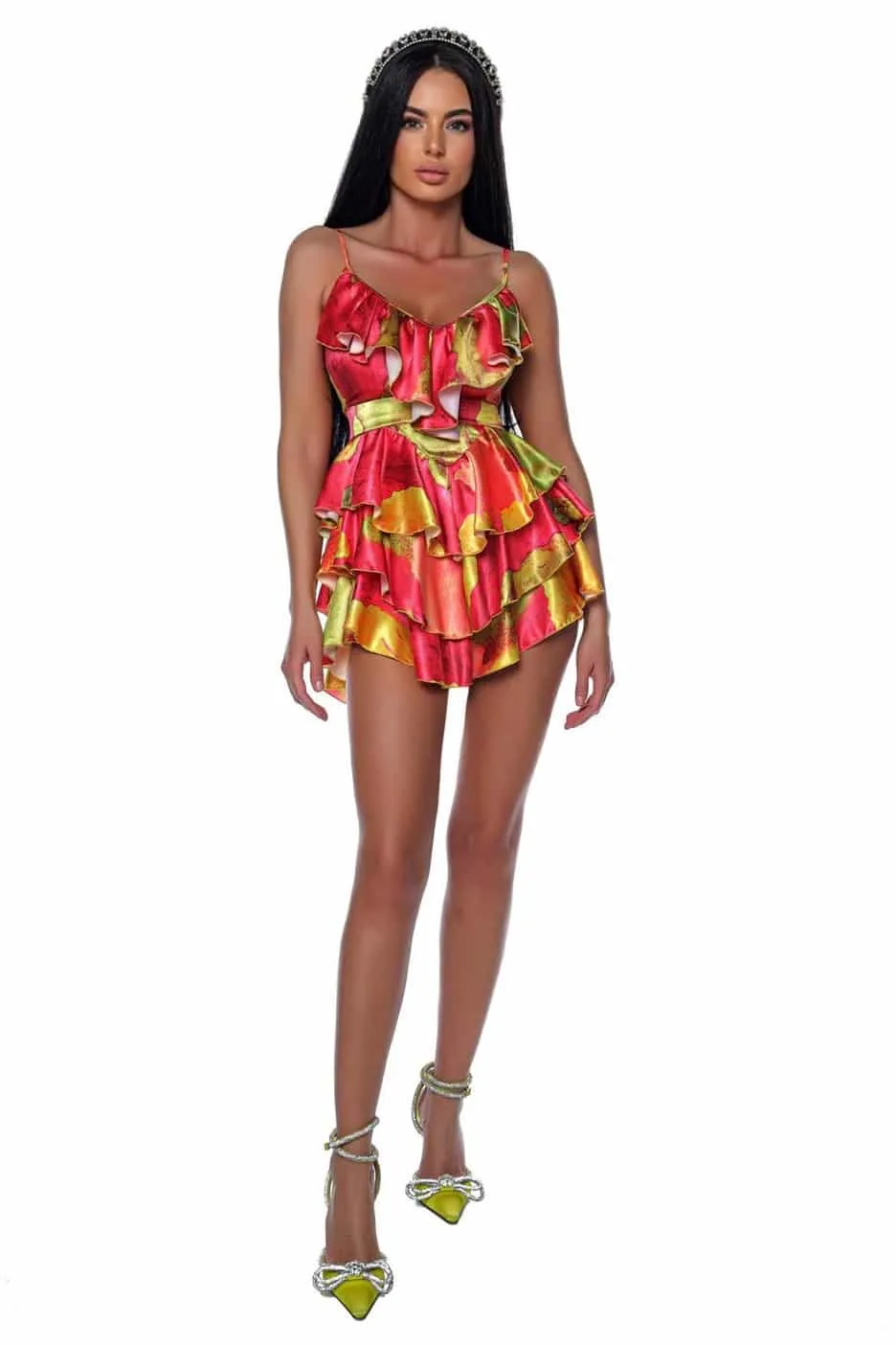 Limited Edition Print Dress 9 Limited Edition Print Dress rochie mini statement colorata Romania