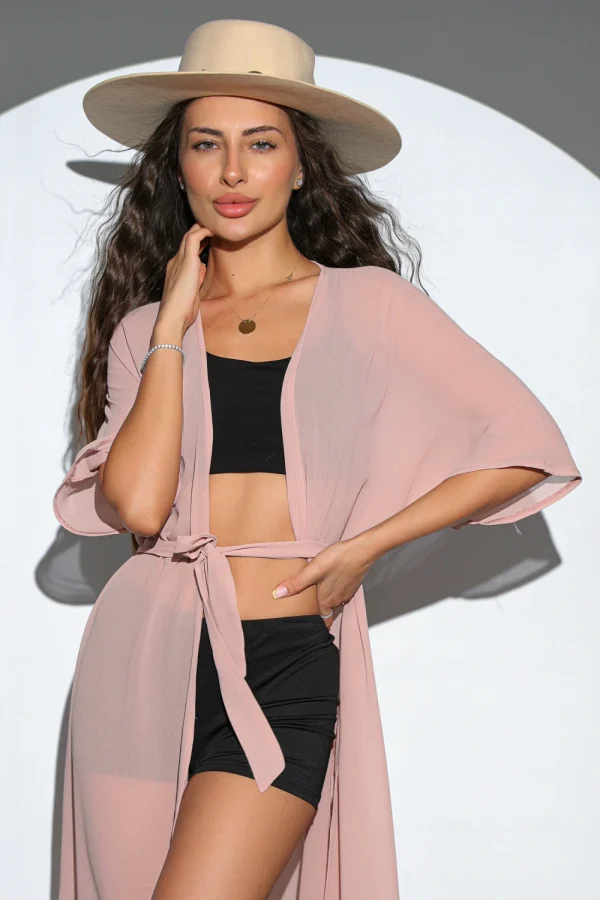 Cardigan din Voal - imagine 6