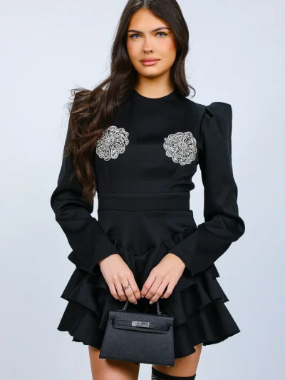 Diamond Ruffle dress