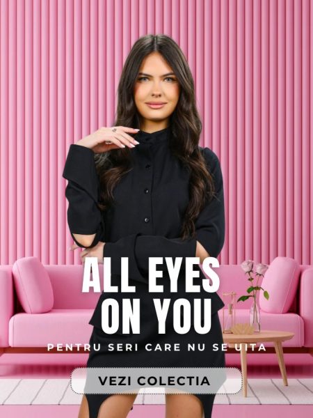 Compleu elegant negru casual-chic - colecția All Eyes On You Prive Boutique