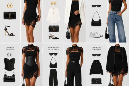Phantom Dress: rochia neagră versatilă pe care o poți purta în mai multe feluri