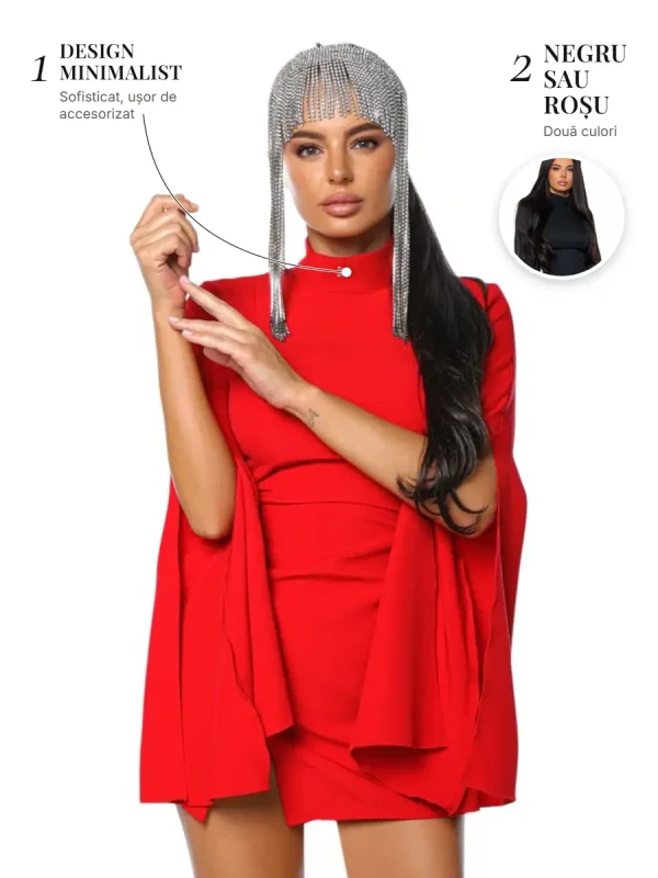 Prive Boutique - Magazin online - Haine de dama pentru club si evenimente speciale 7 Posh Dress PRIVE Boutique – detalii: design minimalist și negru sau roșu